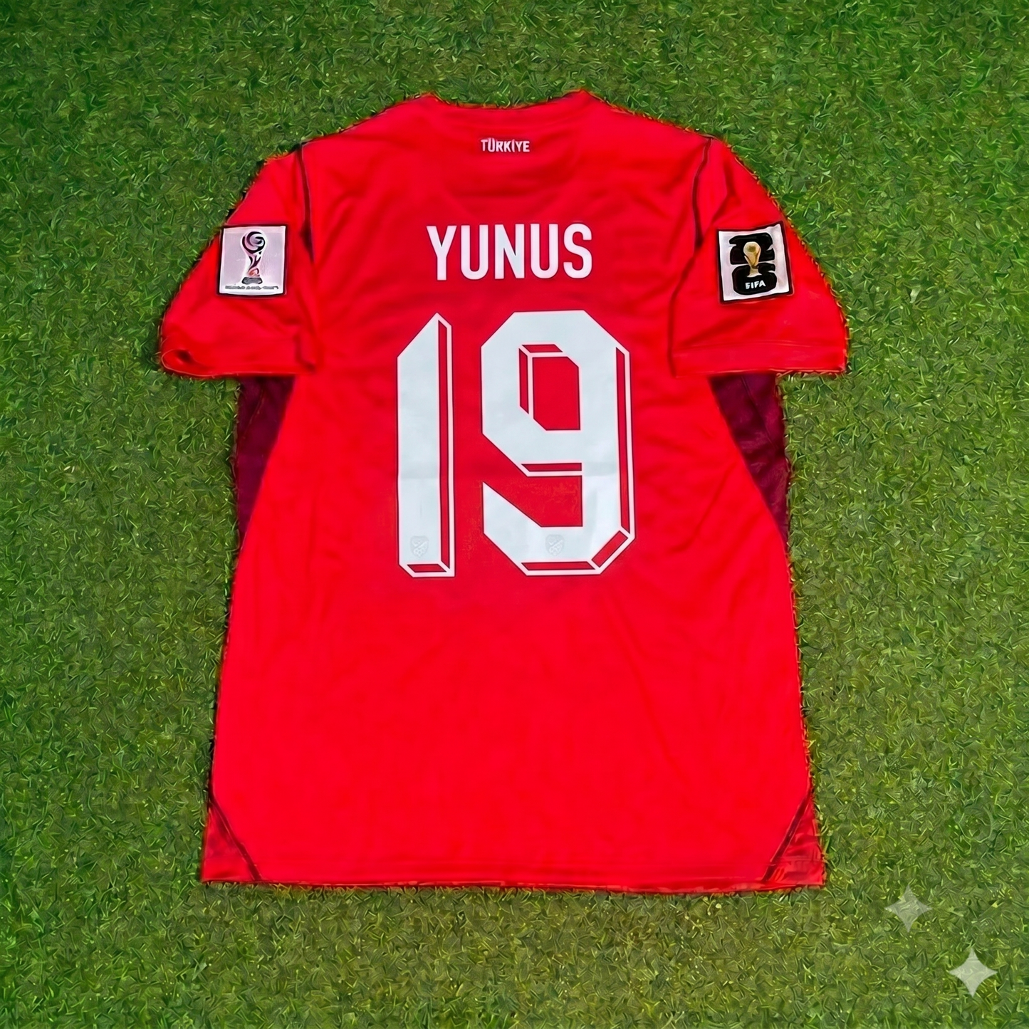 Yunus Akgün #21 Turkey Türkiye- World Cup 2026 - Home Red - Jersey Trikot - Maillot Maglia