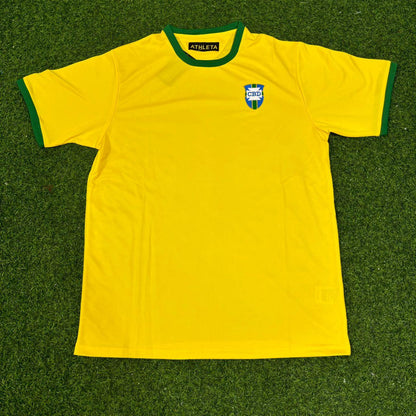 Ze Roberto Brazil Retro Home Football Jersey Trikot Maillot