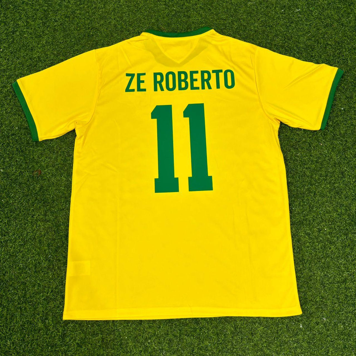Ze Roberto Brazil Retro Home Football Jersey Trikot Maillot