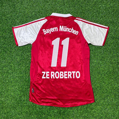 Ze Roberto 11 FC Bayern Munich 2003 2004 Retro Trikot Jersey Jersey Maillot Soccer Shirt