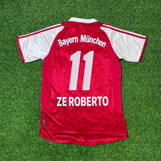 Ze Roberto 11 FC Bayern Munich 2003 2004 Retro Trikot Jersey Jersey Maillot Soccer Shirt