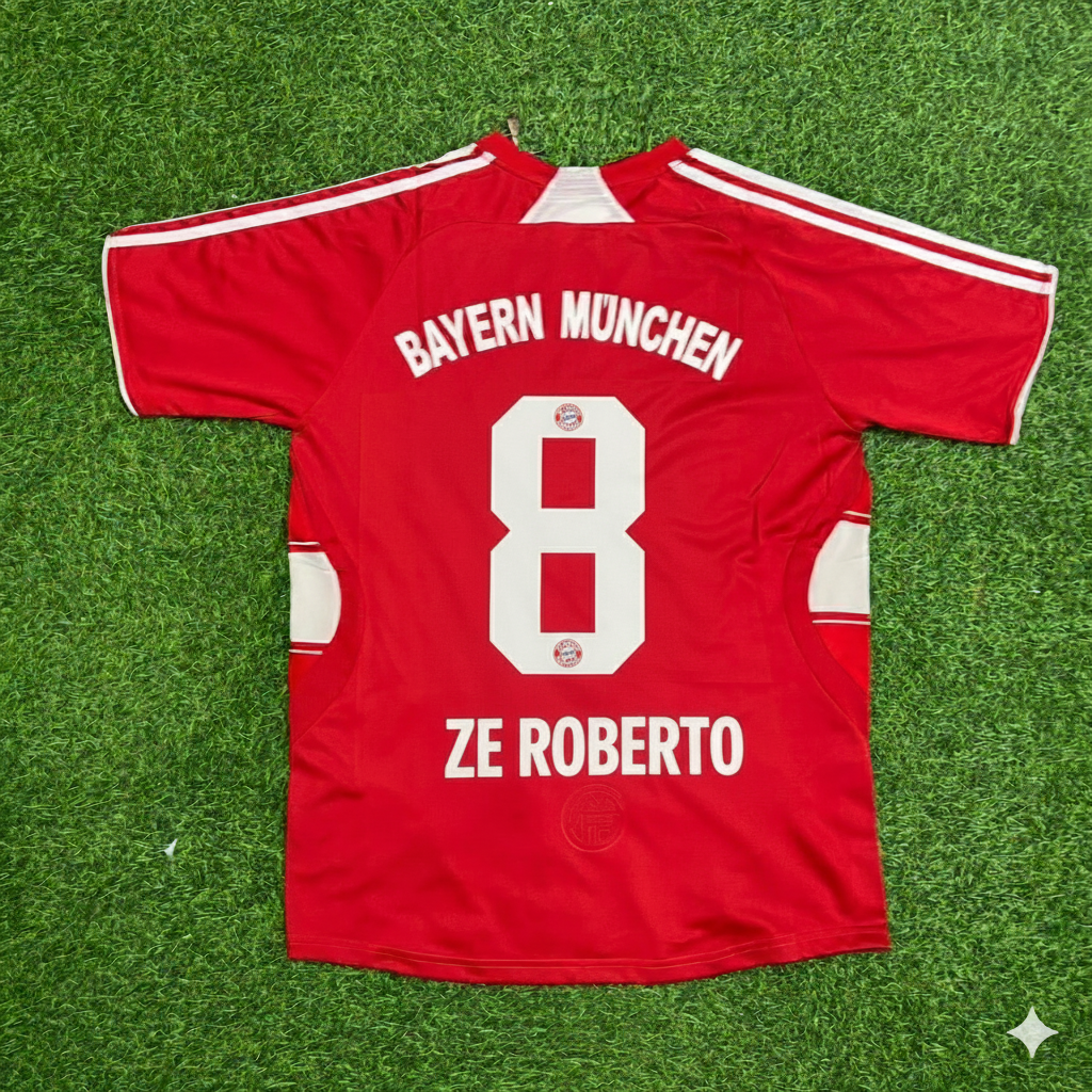 Ze Roberto Bayern Munich 2007–2009 Retro Football Jersey Kit