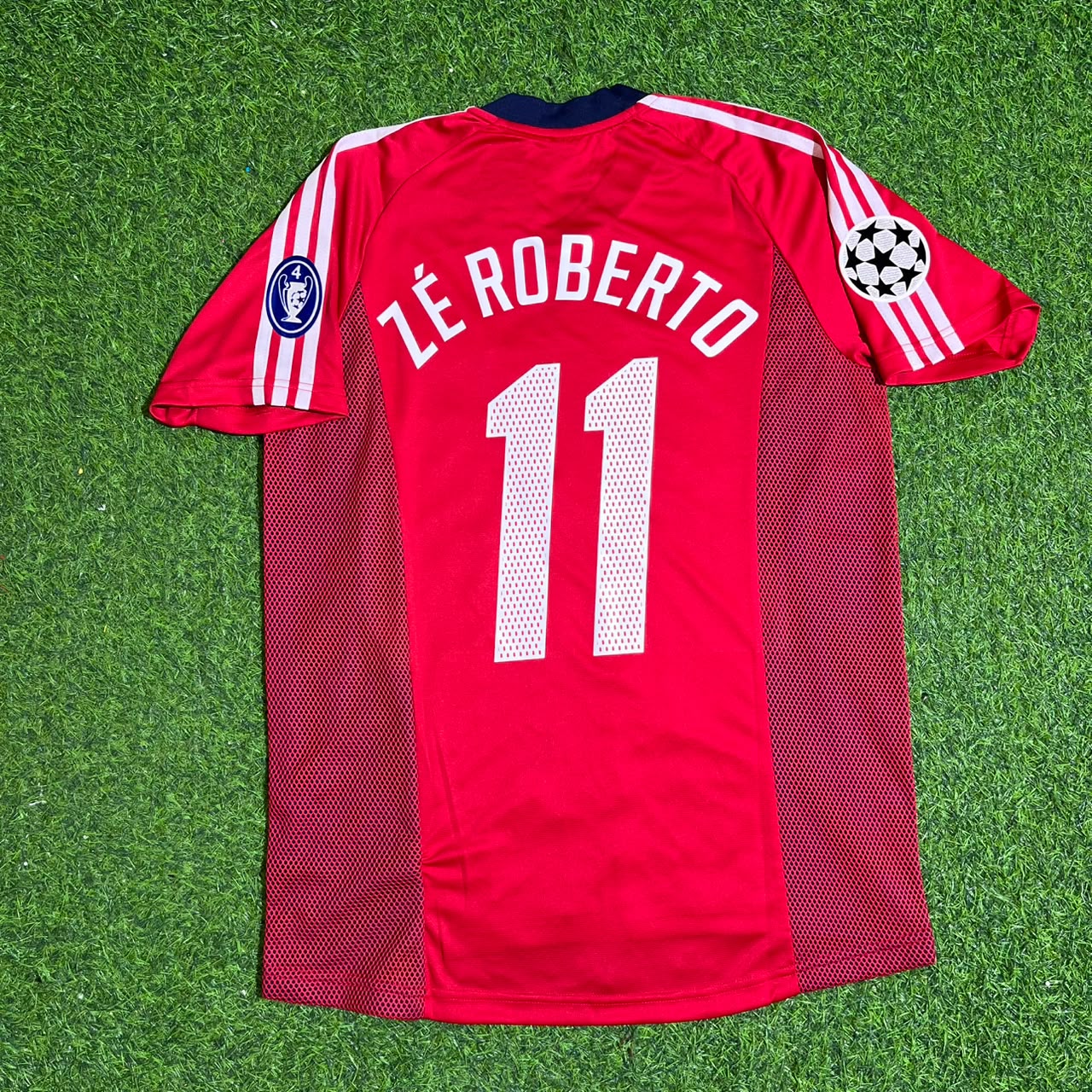 Ze Roberto Bayern München 2002/2003 Season Home Red Retro Jersey