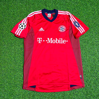 Ze Roberto Bayern München 2002/2003 Season Home Red Retro Jersey