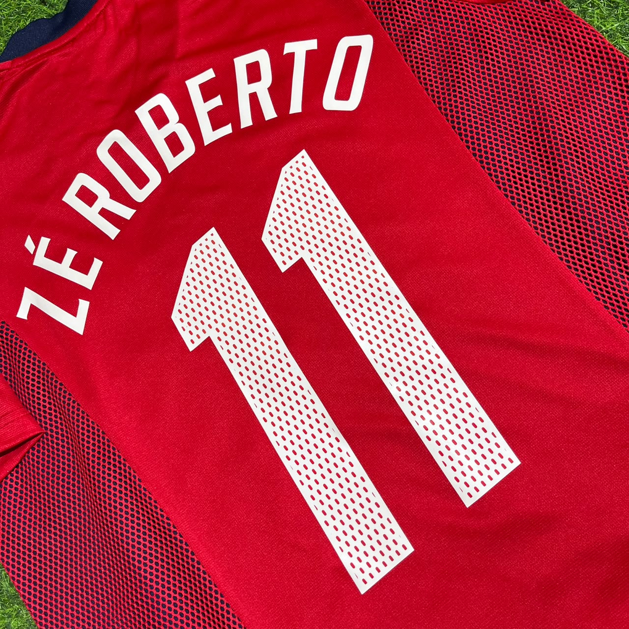 Ze Roberto Bayern München 2002/2003 Season Home Red Retro Jersey