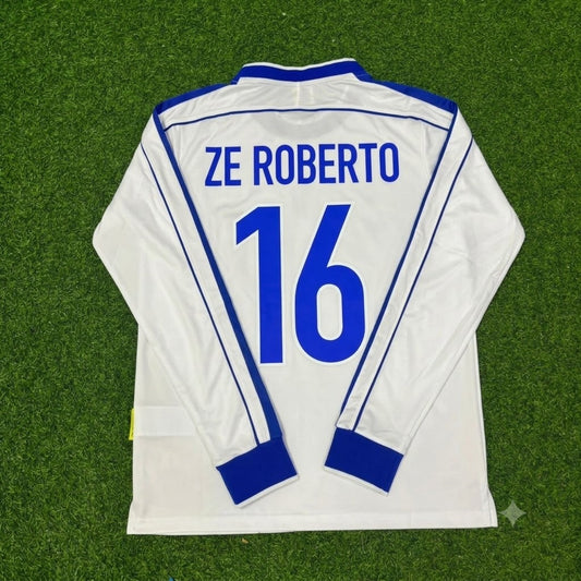 Ze Roberto Brazil 1998 World Cup Long Sleeve Retro Football Jersey