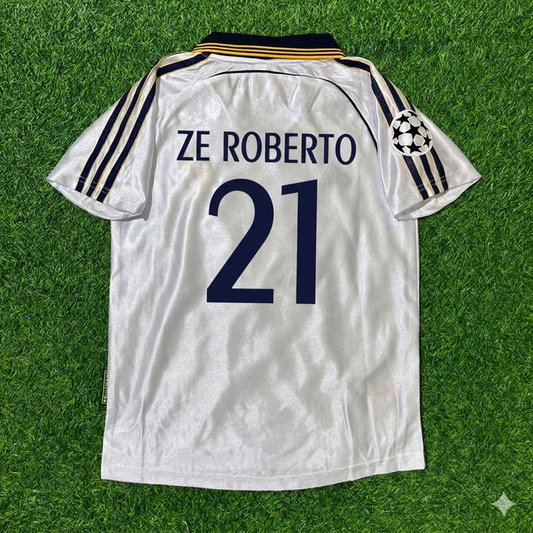 Ze Roberto 21- Real Madrid 1998/2000 Retro Football Jersey