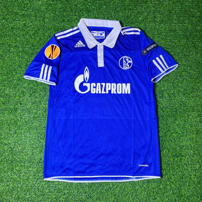 Ze Roberto Schalke 04 2011 2012 Retro Uefa Patch Football Jersey Trikot Maillot Soccer Shirt
