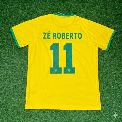 Ze Roberto Brazil Football Retro Jersey Trikot Maillot