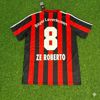 Ze Roberto Bayer Leverkusen 2000/2001 Home Retro Football Jersey