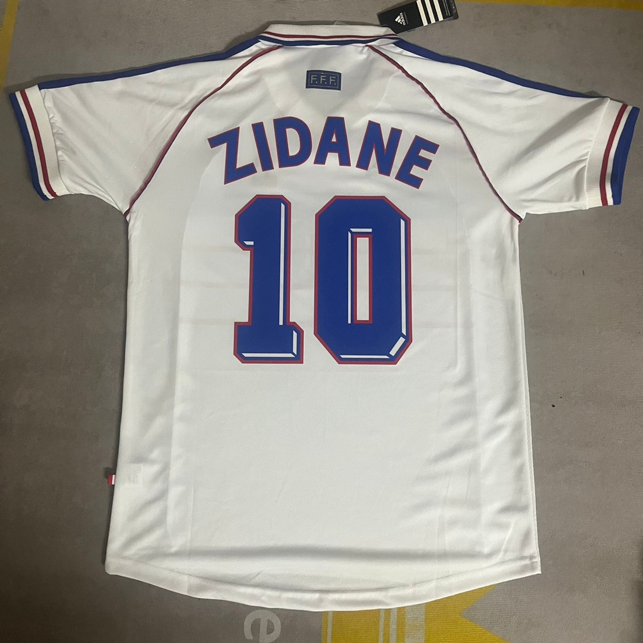 Zinedine Zidane France 1998 World Cup Retro Jersey Maillot Trikot