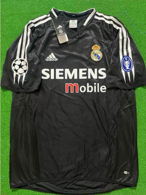 Zinedine Zidane #5 Black – Madrid Jersey | Retro Kit | Maillot | Trikot Soccer Shirt