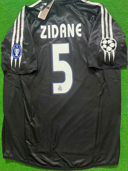 Zinedine Zidane #5 Black – Madrid Jersey | Retro Kit | Maillot | Trikot Soccer Shirt