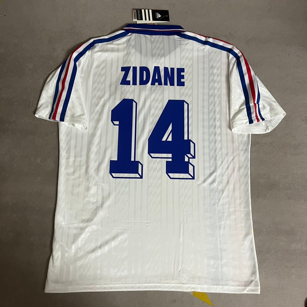 Zinedine Zidane France 1994 USA World Cup Retro Jersey