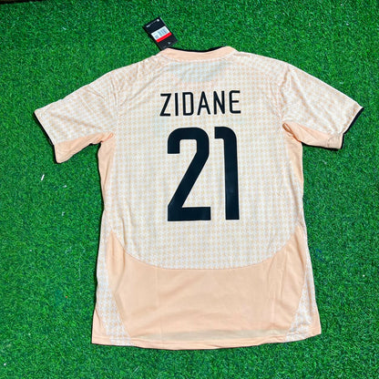 Zinedine Zidane 21 Juventus Away Retro Football Jersey