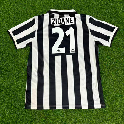 Zinedine Zidane Juventus 1996 1997 Kids Retro Football Jersey