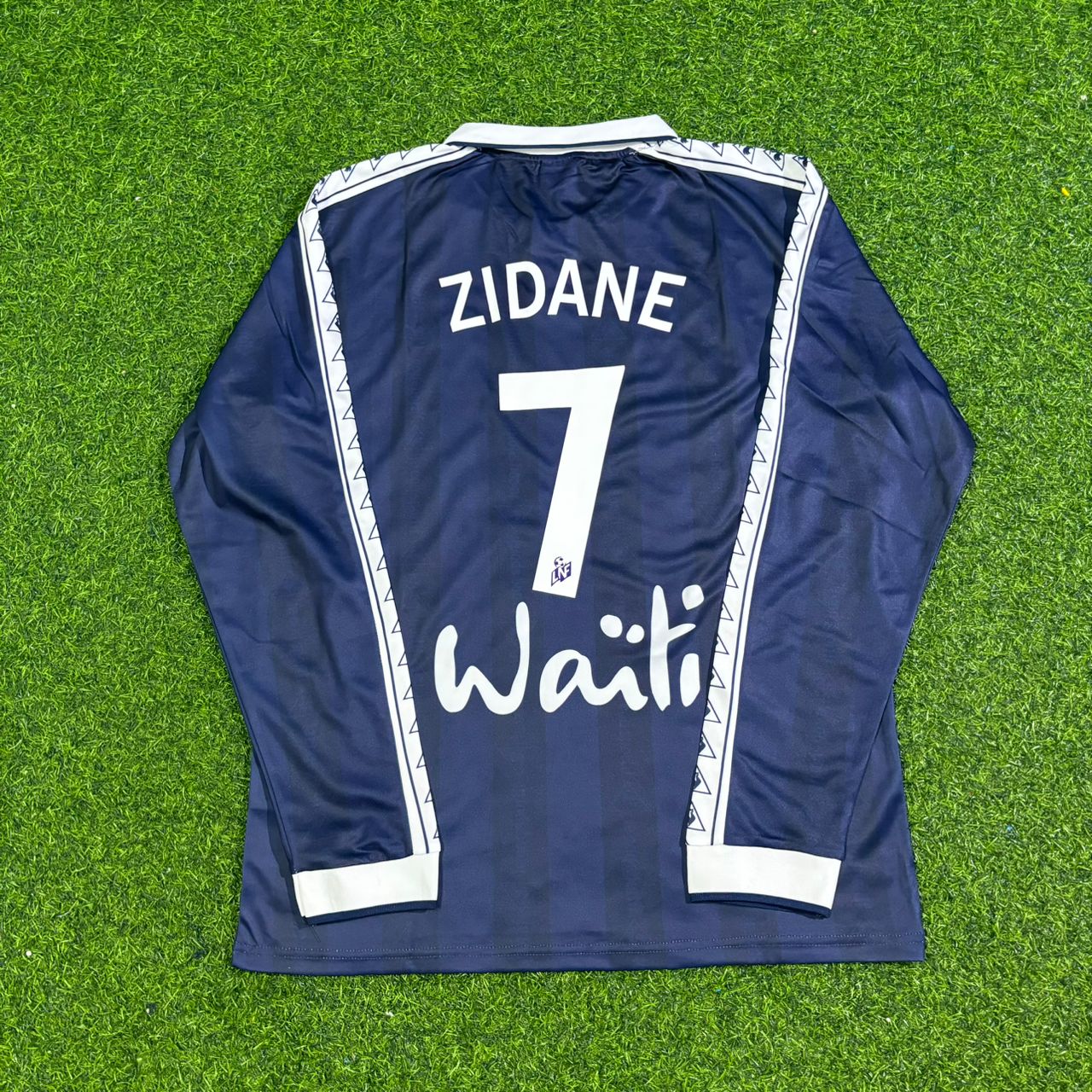 Zinedine Zidane Bordeaux Retro Long Sleeve Football Jersey Kit