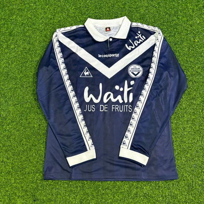 Zinedine Zidane Bordeaux Retro Long Sleeve Football Jersey Kit