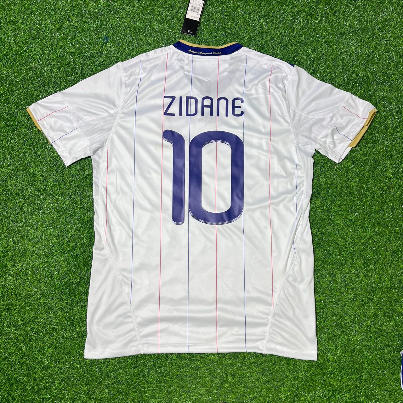 Zinedine Zidane France EURO 2004 Retro Football Jersey Kit
