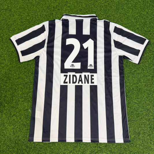 Zinedine Zidane Juventus 1996 1997 Retro Football Jersey