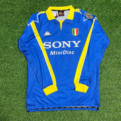Maillot de football rétro à manches longues Zinedine Zidane Juventus 1997-1998