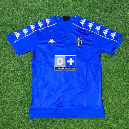 Zinedine Zidane Juventus 1999/2000 Blue Retro Football Jersey Kit