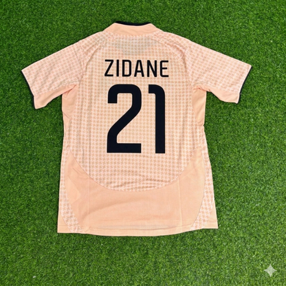 Zinedine Zidane 21 Juventus Away Retro Football Jersey