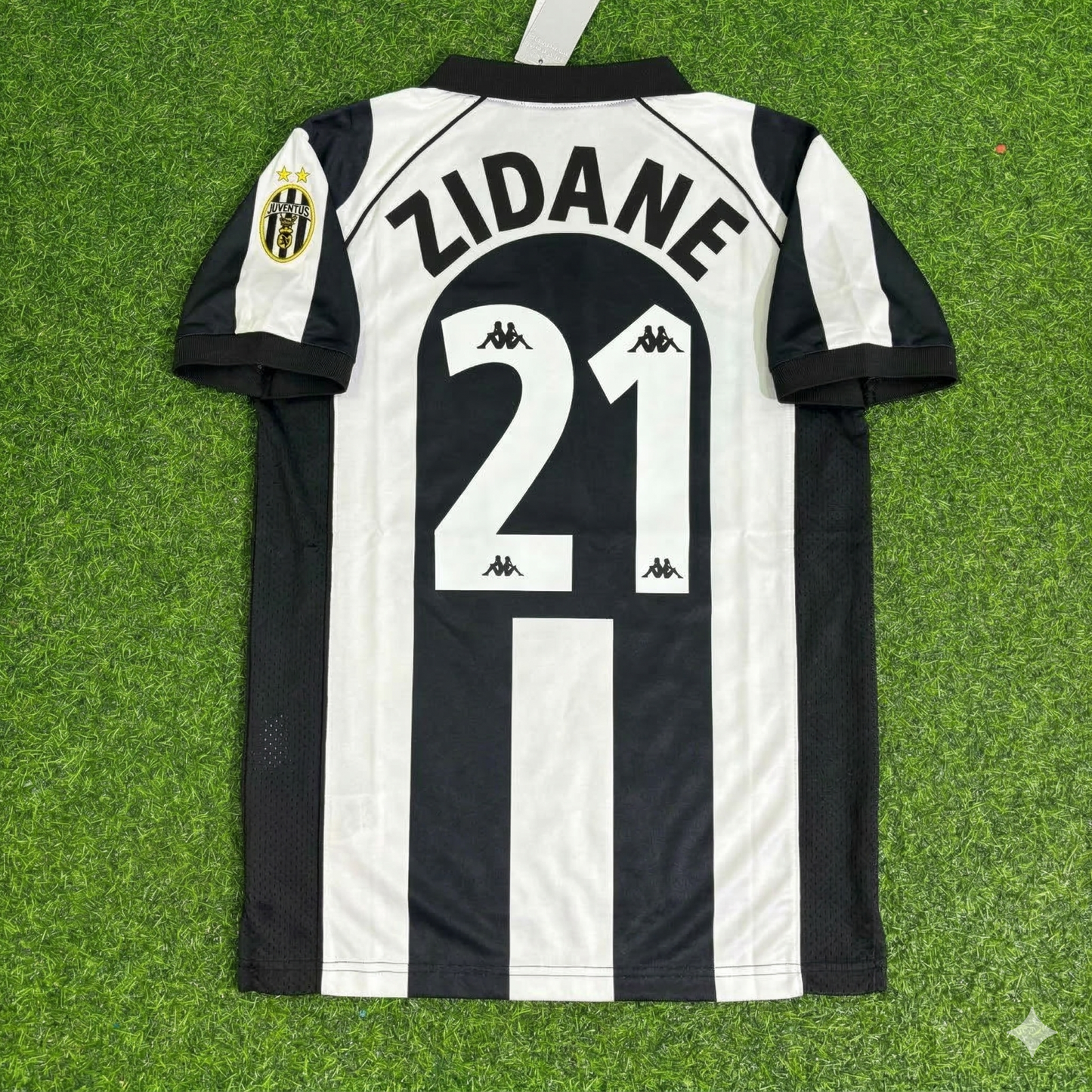 Zinedine Zidane 21 - Juventus Home Retro Kit Jersey Maillot Trikot Soccer Shirt