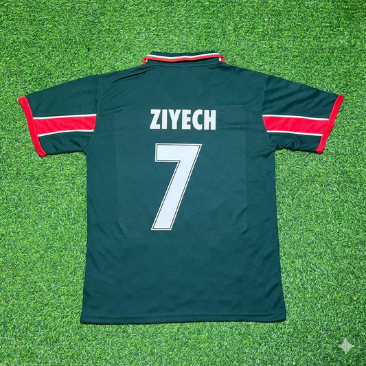 Hakim Ziyech Morocco Home Retro Football Jersey