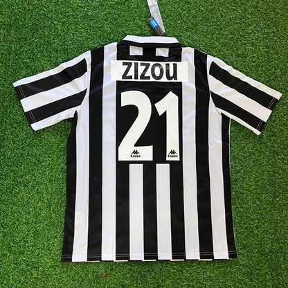 Zinedine Zidane Zizou Juventus Retro Football Jersey Soccer Shirt