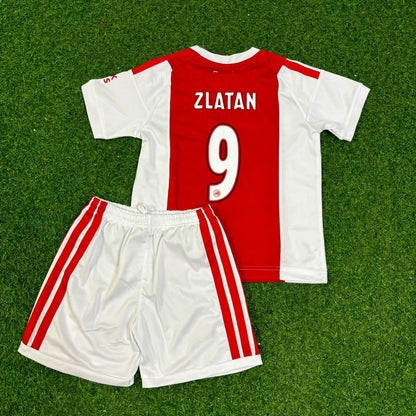 Zlatan Ibrahimović Ajax White Kids Retro Football Jersey