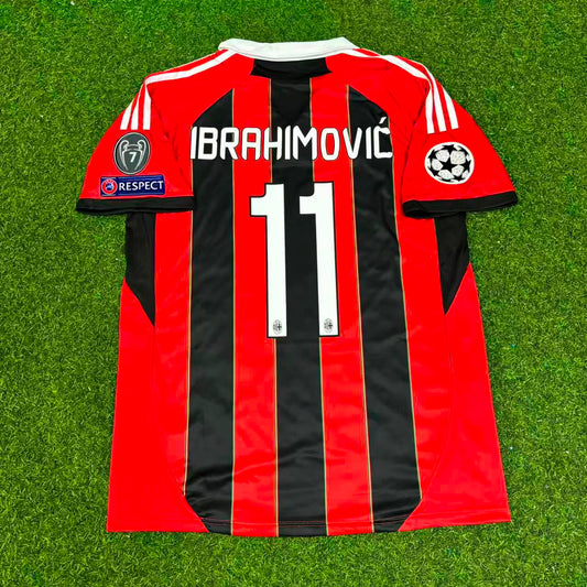Zlatan Ibrahimovic – AC Milan Home Retro Kit Jersey – | Trikot | Maillot Soccer Shirt