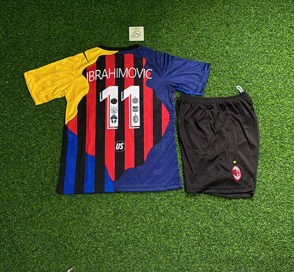 Zlatan Ibrahimovic 11 Combo All Teams Special Kids Football Jersey Kit