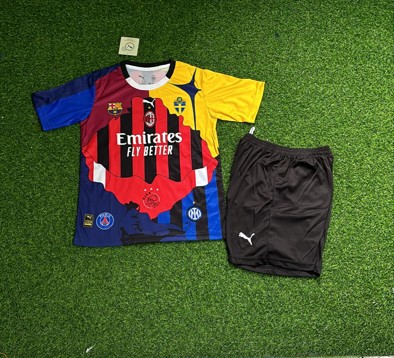 Zlatan Ibrahimovic 11 Combo All Teams Special Kids Football Jersey Kit