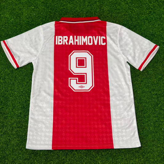 Zlatan Ibrahimovic AFC Ajax Retro Football Jersey