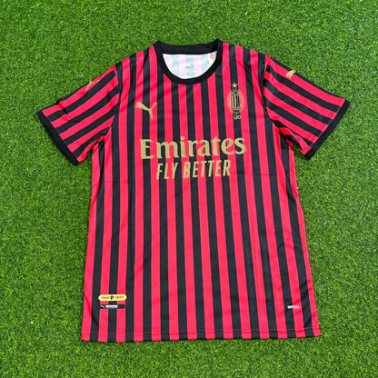 Zlatan Ibrahimović AC Milan 120th Anniversary Special Golden Retro Football Jersey