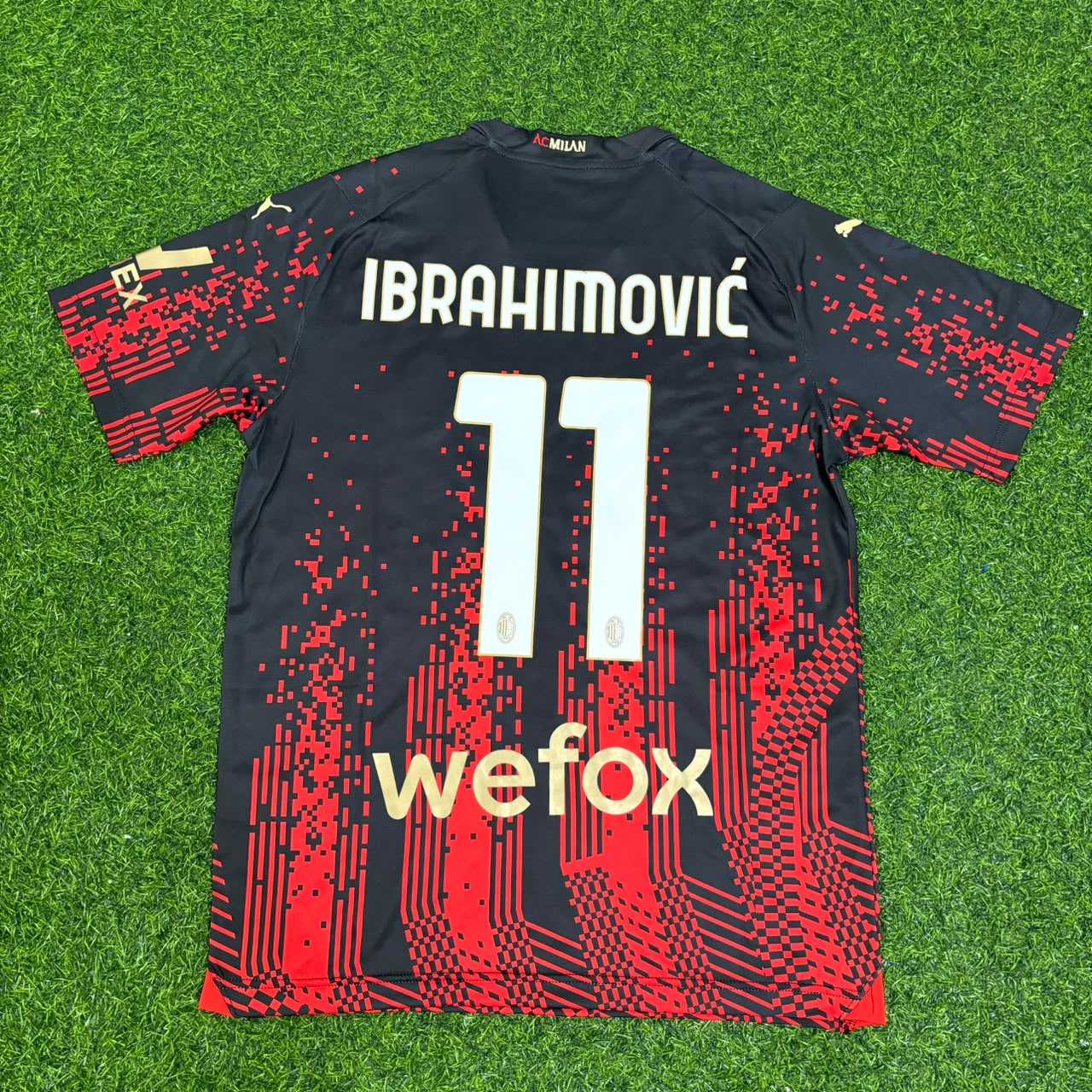 Zlatan Ibrahimovic Ac Milan 2022/2023 Season Third Retro Jersey Trikot Maillot
