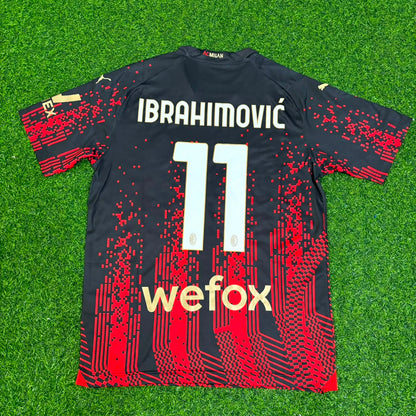 Zlatan Ibrahimovic Ac Milan 2022/2023 Season Third Retro Jersey Trikot Maillot