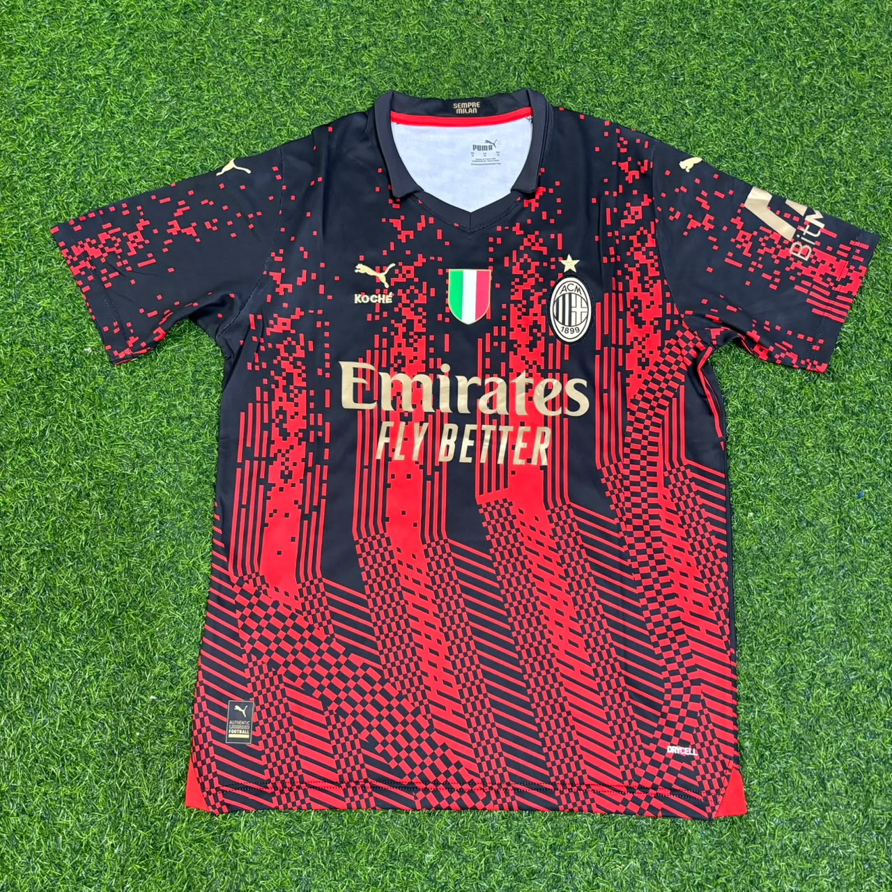 Zlatan Ibrahimovic Ac Milan 2022/2023 Season Third Retro Jersey Trikot Maillot