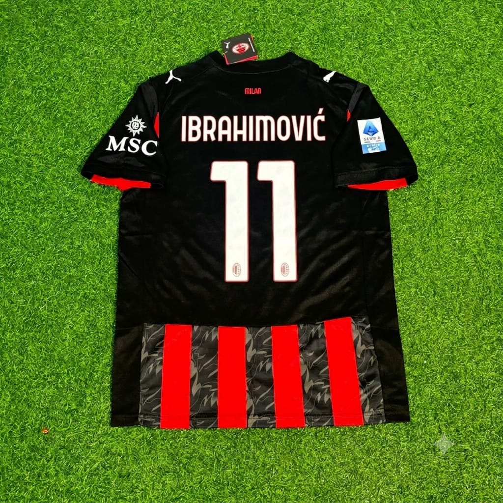 Zlatan Ibrahimovic AC Milan Football Retro Legend Jersey Trikot Maillot