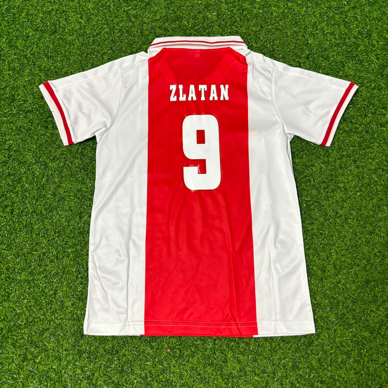 Zlatan Ibrahimović Ajax 2000s White Retro Football Jersey
