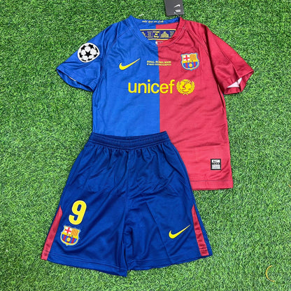 Zlatan Ibrahimović Barcelona 2009 Final Retro Kids Football Jersey Kit
