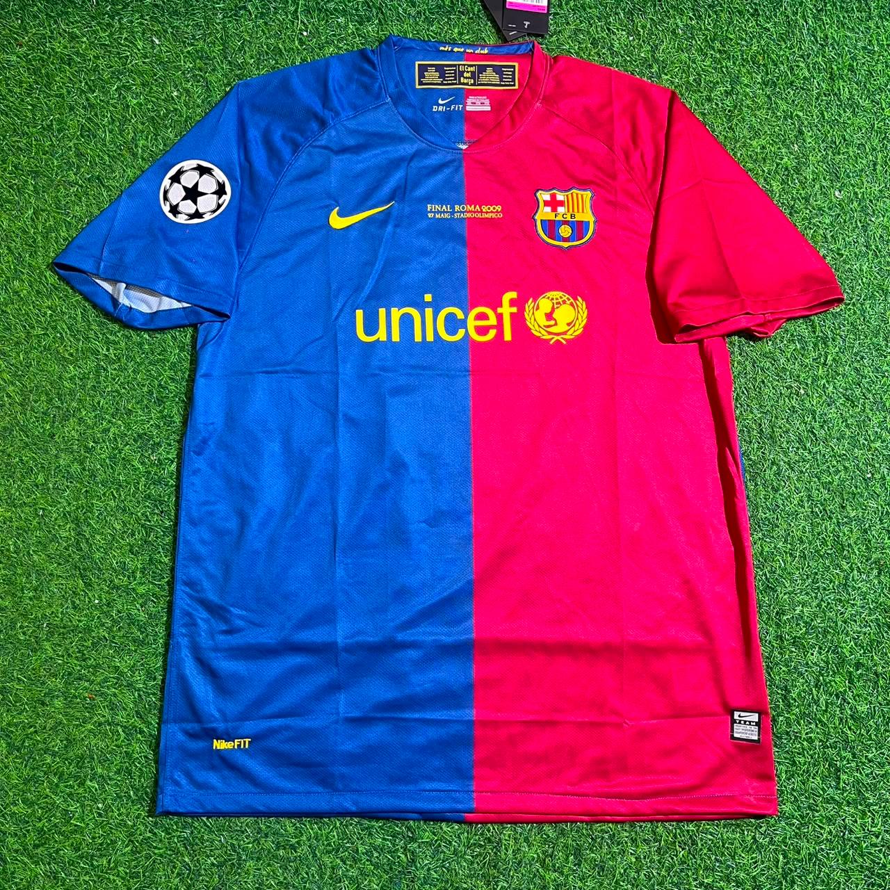 Zlatan Ibrahimovic 9 – Barcelona 2009 Final Retro Kit Jersey – | Trikot | Maillot