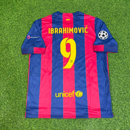 Zlatan Ibrahimovic Barcelona 2015 Final Berlin Champions League Jersey Trikot