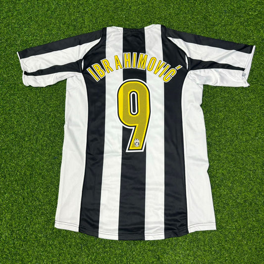 Zlatan Ibrahimović Juventus 2004-2005 White Home Retro Football Jersey