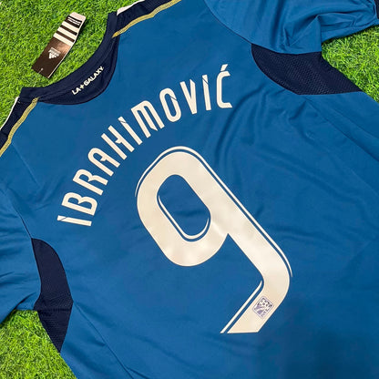 Zlatan Ibrahimovic LA Galaxy Away Retro Blue Jersey Trikot Soccer Shirt