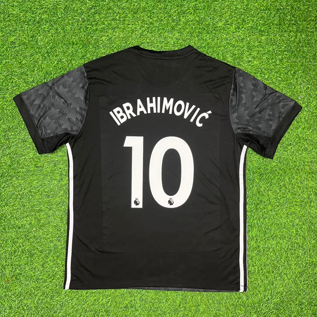 Zlatan Ibrahimovic Manchester United 2017-2018 Black Retro Football Jersey