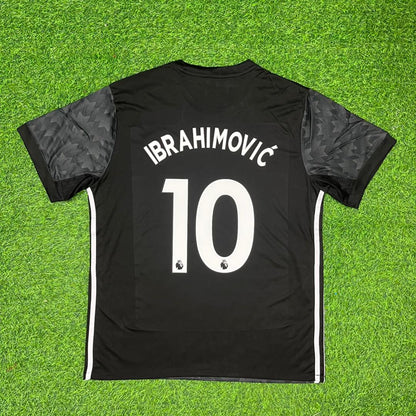 Zlatan Ibrahimovic Manchester United 2017-2018 Black Retro Football Jersey
