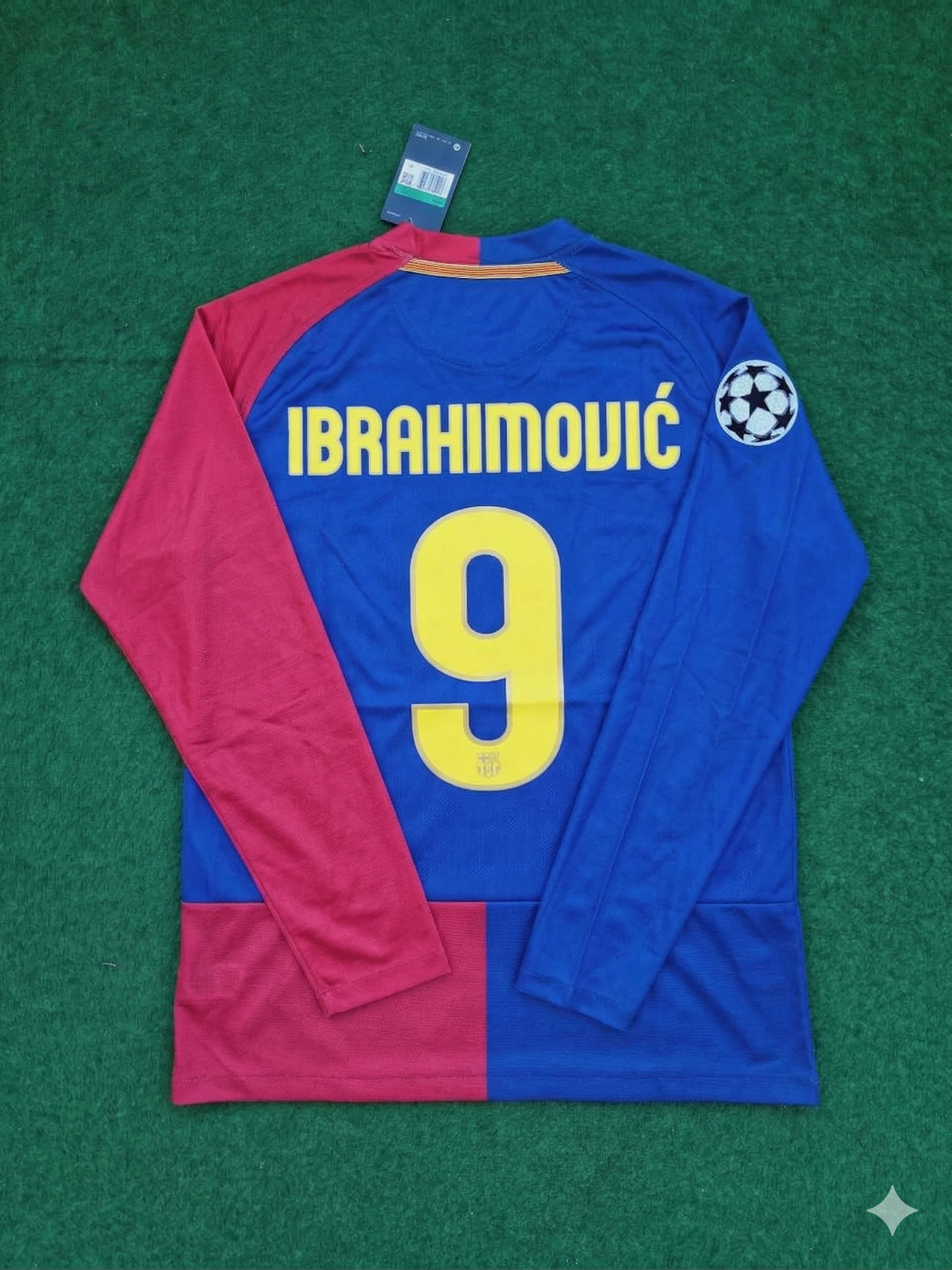 Zlatan Ibrahimovic Barcelona 2009 Champions League Final Retro Jersey
