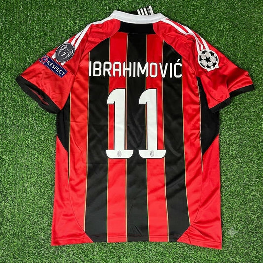 Zlatan Ibrahimovic – AC Milan Home Retro Kit Jersey – | Trikot | Maillot Soccer Shirt